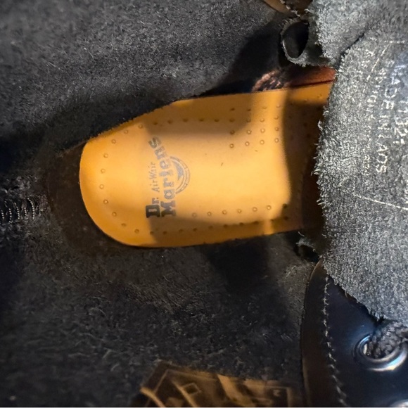 DR Martens 1460 Womens Boots Size 6 Smooth Black Leather Lace Up NEW - Picture 9 of 12